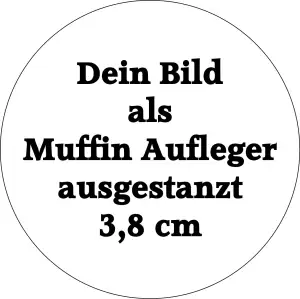 Cup Cakes Aufleger 3,8 cm